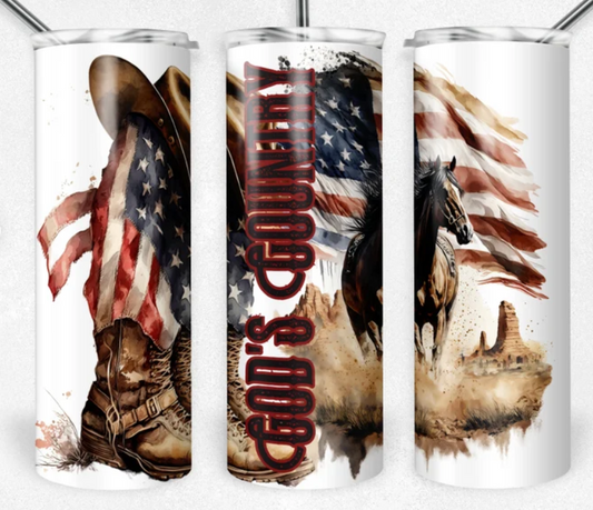 Western God's Country Tumbler