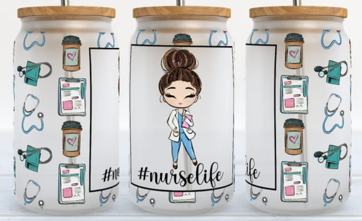 Nurse Life Glass Tumbler