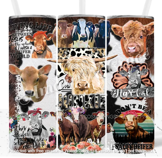 Cow Junkie Tumbler