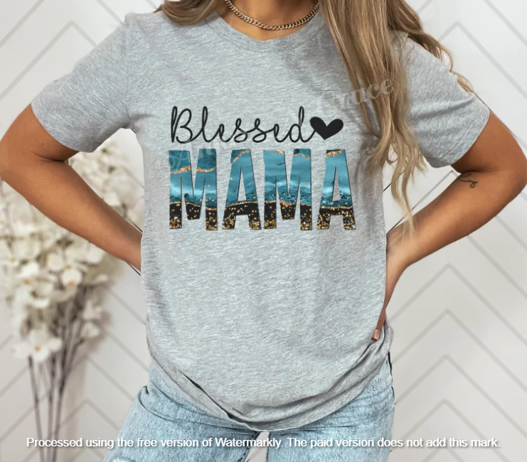 Blessed Mama - Blue